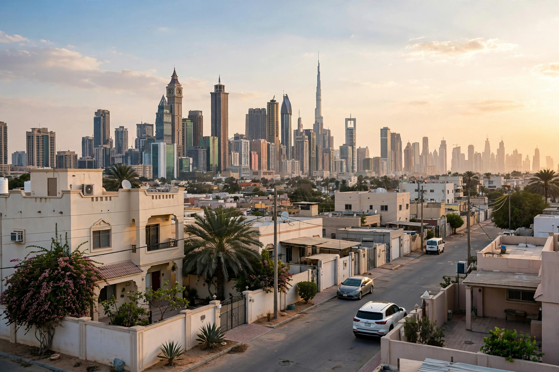 Movers loading furniture into a truck in Al Satwa, Dubai